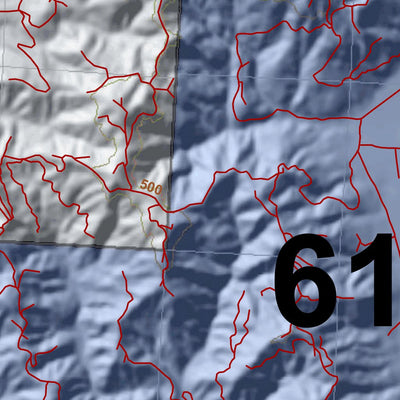 HuntData LLC Washington Hunting Unit(s) 615 Landownership Map digital map