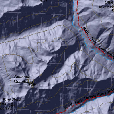 HuntData LLC Washington Hunting Unit(s) 621 Landownership Map digital map