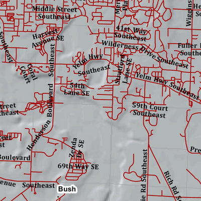 HuntData LLC Washington Hunting Unit(s) 666 Landownership Map digital map