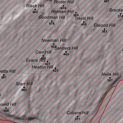 HuntData LLC Washington Hunting Unit(s) 666 Landownership Map digital map