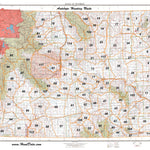 HuntData LLC Wyoming Statewide Antelope Concentration Map digital map