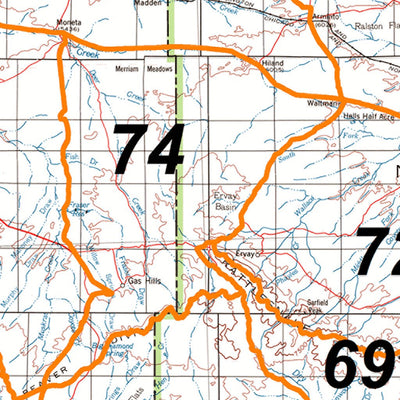 HuntData LLC Wyoming Statewide Antelope Concentration Map digital map