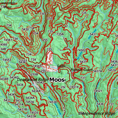 Idaho HuntData LLC Idaho General Unit 10 Land Ownership Map digital map
