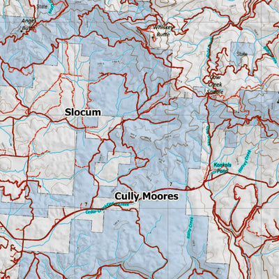 Idaho HuntData LLC Idaho General Unit 10A Land Ownership Map digital map