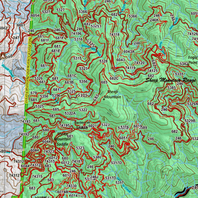 Idaho HuntData LLC Idaho General Unit 10A Land Ownership Map digital map