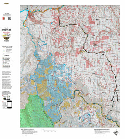 Idaho HuntData LLC Idaho General Unit 11 Land Ownership Map digital map
