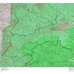 Idaho HuntData LLC Idaho General Unit 12 Land Ownership Map digital map