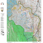 Idaho HuntData LLC Idaho General Unit 13 Land Ownership Map digital map