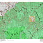 Idaho HuntData LLC Idaho General Unit 15 Land Ownership Map digital map