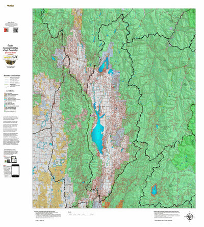 Idaho HuntData LLC Idaho General Unit 24 Land Ownership Map digital map