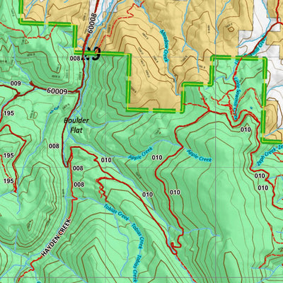 Idaho HuntData LLC Idaho General Unit 29 Land Ownership Map digital map