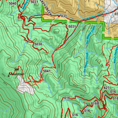 Idaho HuntData LLC Idaho General Unit 30 Land Ownership Map digital map