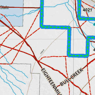 Idaho HuntData LLC Idaho General Unit 30A Land Ownership Map digital map