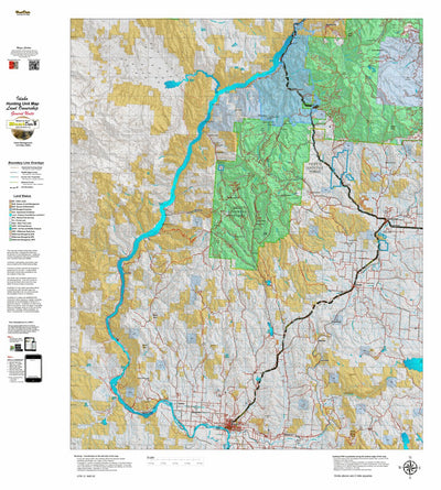 Idaho HuntData LLC Idaho General Unit 31 Land Ownership Map digital map