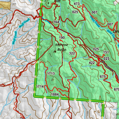 Idaho HuntData LLC Idaho General Unit 31 Land Ownership Map digital map