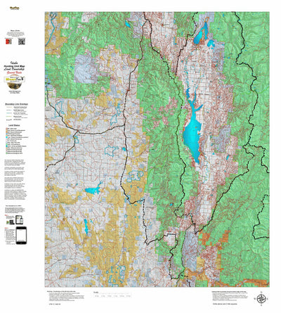 Idaho HuntData LLC Idaho General Unit 32A Land Ownership Map digital map