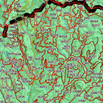 Idaho HuntData LLC Idaho General Unit 33 Land Ownership Map digital map