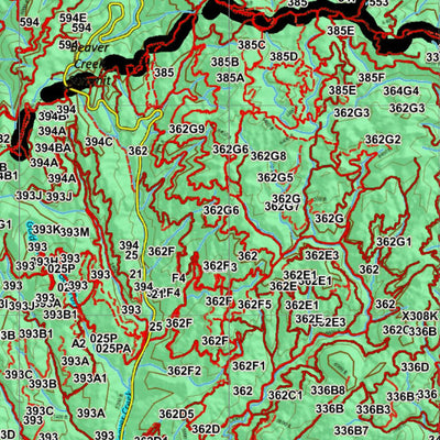 Idaho HuntData LLC Idaho General Unit 33 Land Ownership Map digital map