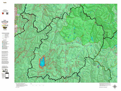 Idaho HuntData LLC Idaho General Unit 34 Land Ownership Map digital map