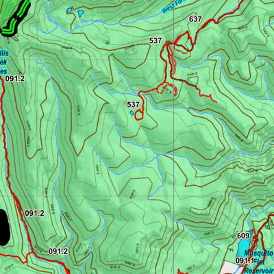 Idaho HuntData LLC Idaho General Unit 36B Land Ownership Map digital map