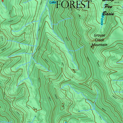 Idaho HuntData LLC Idaho General Unit 37 Land Ownership Map digital map