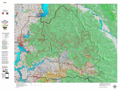 Idaho HuntData LLC Idaho General Unit 4 Land Ownership Map digital map