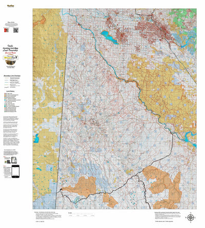 Idaho HuntData LLC Idaho General Unit 40 Land Ownership Map digital map