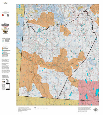 Idaho HuntData LLC Idaho General Unit 42 Land Ownership Map digital map