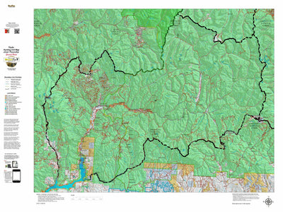 Idaho HuntData LLC Idaho General Unit 43 Land Ownership Map digital map