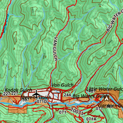 Idaho HuntData LLC Idaho General Unit 43 Land Ownership Map digital map