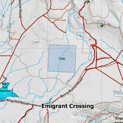 Idaho HuntData LLC Idaho General Unit 45 Land Ownership Map digital map