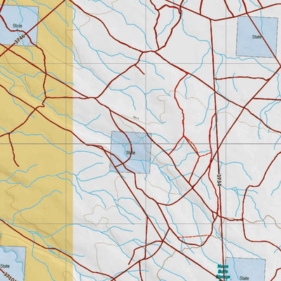 Idaho HuntData LLC Idaho General Unit 46 Land Ownership Map digital map