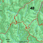 Idaho HuntData LLC Idaho General Unit 48 Land Ownership Map digital map