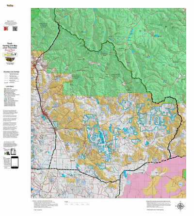 Idaho HuntData LLC Idaho General Unit 49 Land Ownership Map digital map