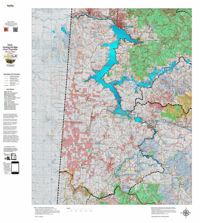 Idaho HuntData LLC Idaho General Unit 5 Land Ownership Map digital map