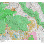 Idaho HuntData LLC Idaho General Unit 50 Land Ownership Map digital map