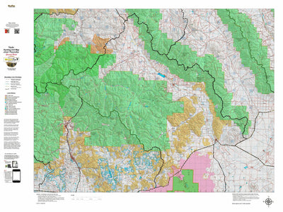 Idaho HuntData LLC Idaho General Unit 50 Land Ownership Map digital map