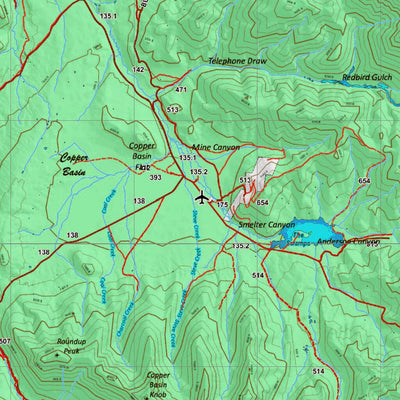 Idaho HuntData LLC Idaho General Unit 50 Land Ownership Map digital map