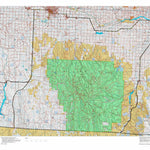 Idaho HuntData LLC Idaho General Unit 54 Land Ownership Map digital map
