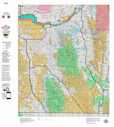 Idaho HuntData LLC Idaho General Unit 56 Land Ownership Map digital map