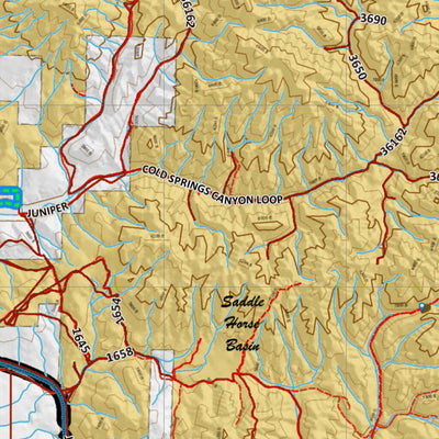 Idaho HuntData LLC Idaho General Unit 56 Land Ownership Map digital map