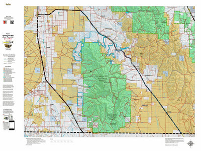 Idaho HuntData LLC Idaho General Unit 57 Land Ownership Map digital map