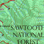 Idaho HuntData LLC Idaho General Unit 57 Land Ownership Map digital map