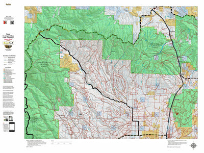 Idaho HuntData LLC Idaho General Unit 59 Land Ownership Map digital map