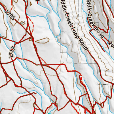 Idaho HuntData LLC Idaho General Unit 59 Land Ownership Map digital map