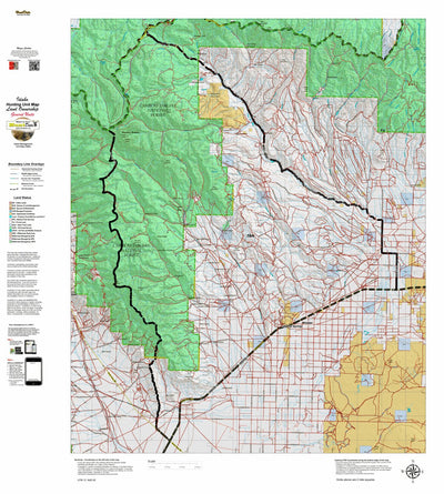 Idaho HuntData LLC Idaho General Unit 59A Land Ownership Map digital map