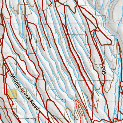 Idaho HuntData LLC Idaho General Unit 59A Land Ownership Map digital map