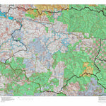 Idaho HuntData LLC Idaho General Unit 6 Land Ownership Map digital map