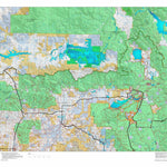 Idaho HuntData LLC Idaho General Unit 61 Land Ownership Map digital map