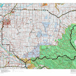 Idaho HuntData LLC Idaho General Unit 64 Land Ownership Map digital map